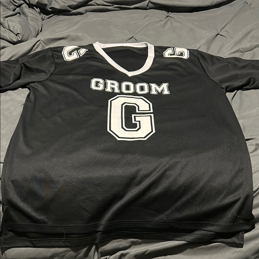 Black Groom Men's Shirt football Jersey